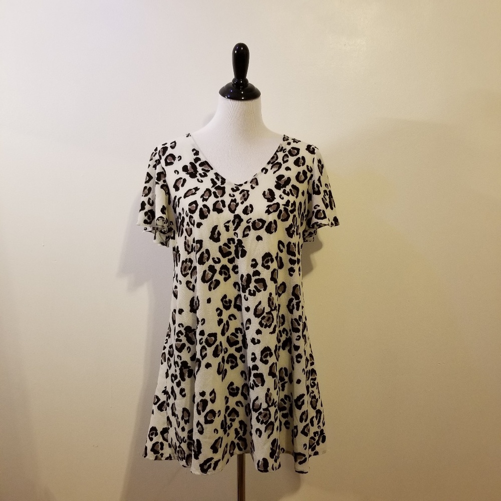 Leopard print dress